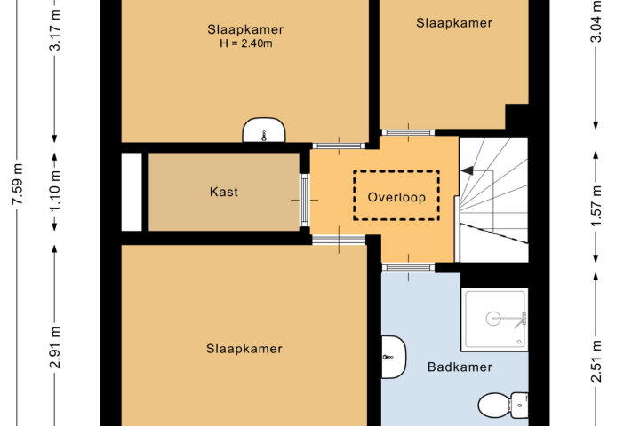 Plattegrond – Havikstraat 36, Wijchen