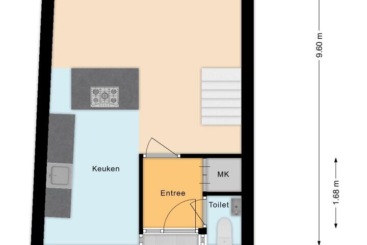 Plattegrond – Havixhorst 104, Alphen Aan Den Rijn