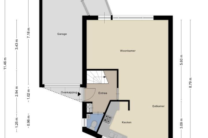 Plattegrond – Hazeleger 62, Zeewolde