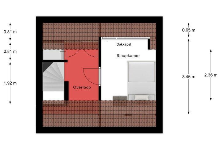 Plattegrond – Hazenpad 1, Neerkant