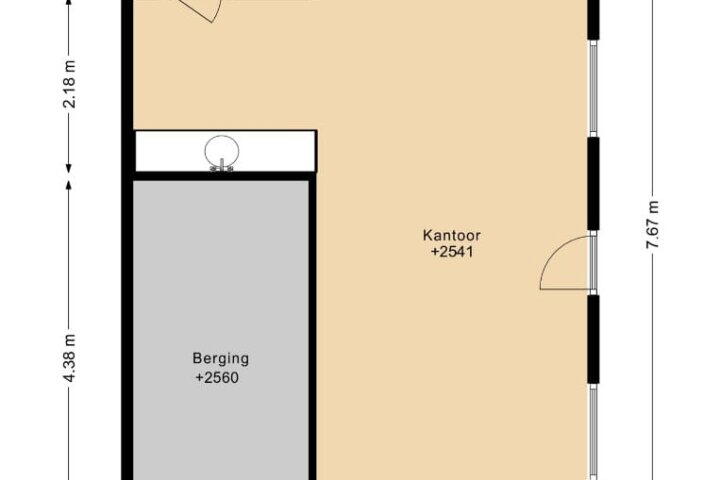 Plattegrond – Hebridenstraat 56, Almere
