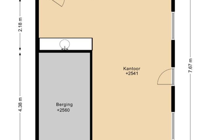 Plattegrond – Hebridenstraat 56, Almere