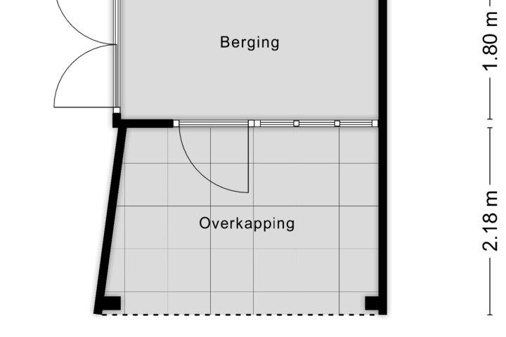 Plattegrond – Heemskerkerweg 177, Beverwijk