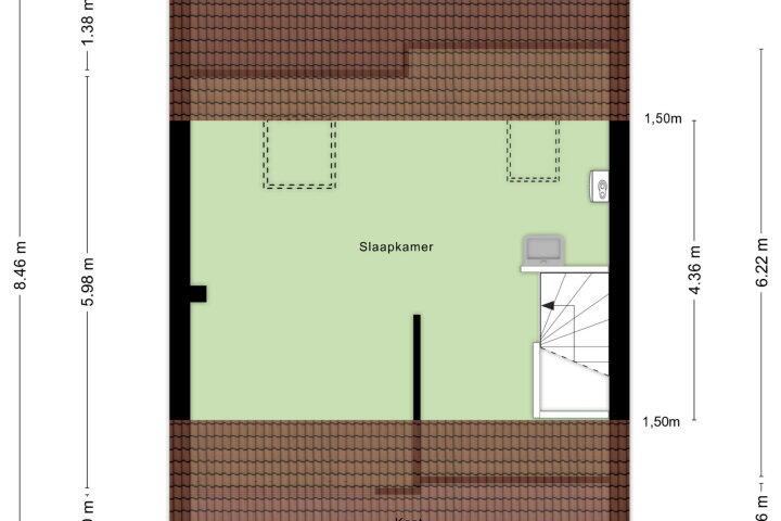 Plattegrond – Heemskerkerweg 226, Beverwijk