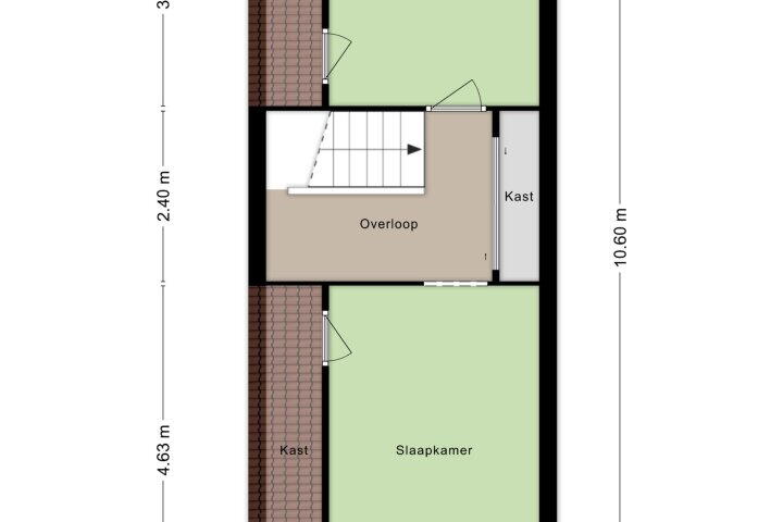Plattegrond – Hees 20, Gieten