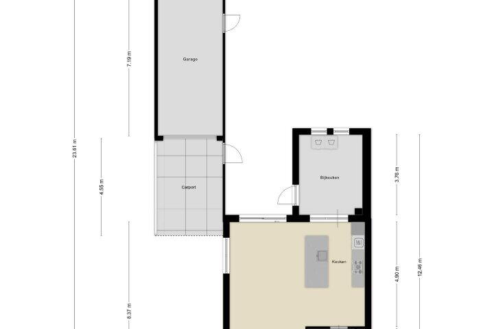 Plattegrond – Hees 8, Gieten
