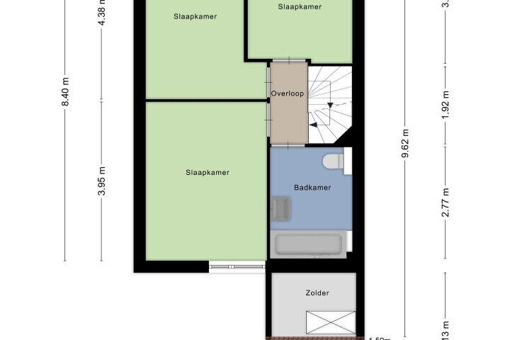 Plattegrond – Hegdambroek 1503, Nijmegen