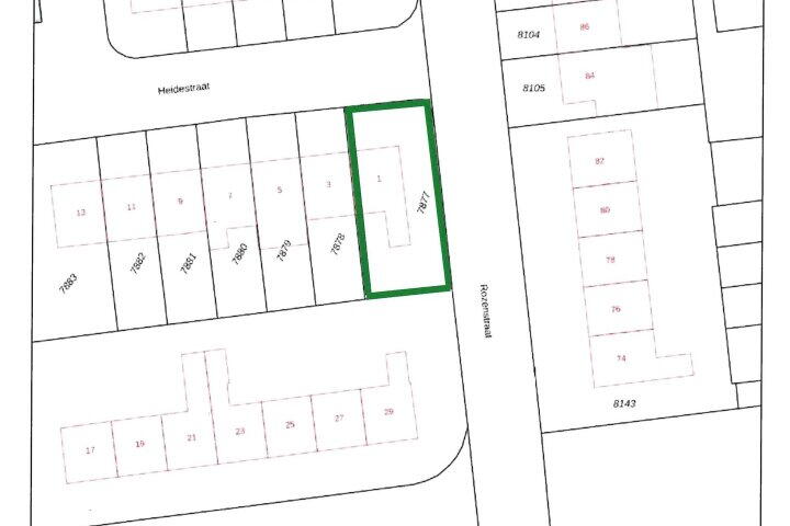 Plattegrond – Heidestraat 1, Westerhaar-Vriezenveensewijk
