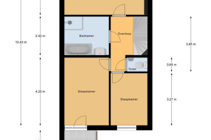 Plattegrond – Heideveldweg 15 B, Heerlen