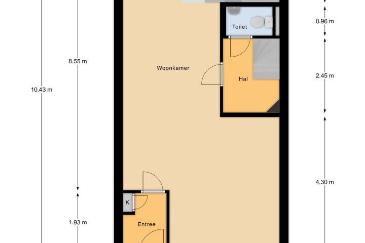 Plattegrond – Heideveldweg 15 B, Heerlen