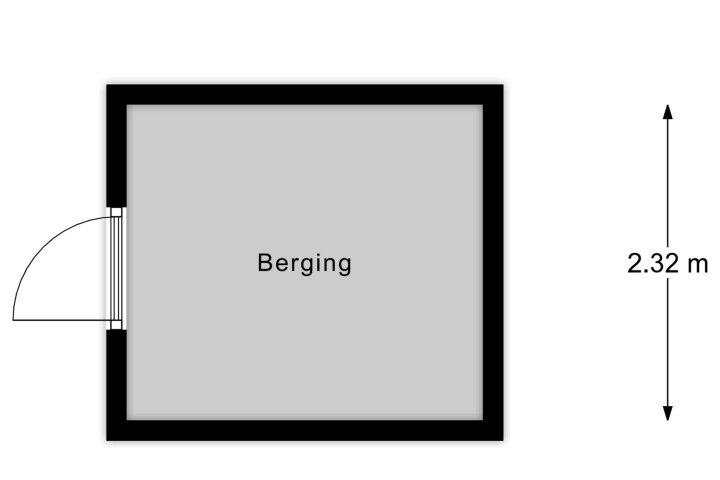 Plattegrond – Heideveldweg 15 B, Heerlen