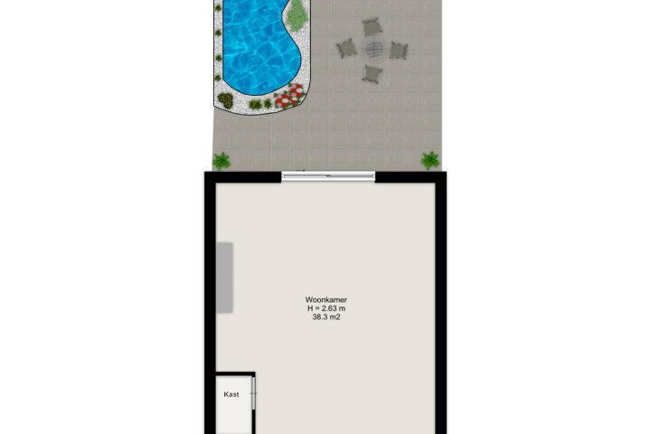 Plattegrond – Heidevlinder 48, Enschede