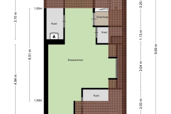 Plattegrond – Heigank 18, Landgraaf