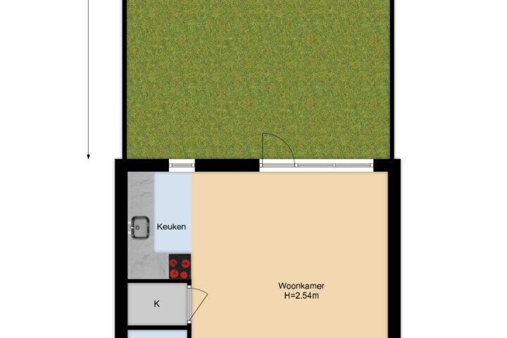 Plattegrond – Heijermanshove 18, Zoetermeer