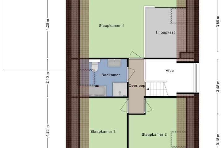 Plattegrond – Heikampseweg 16 0 Ong, Wijchen