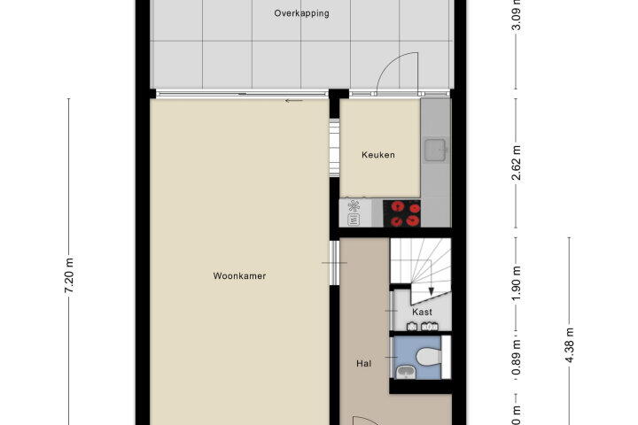 Plattegrond – Heilige Stoel 4113, Wijchen