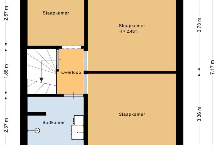 Plattegrond – Heilige Stoel 4206, Wijchen