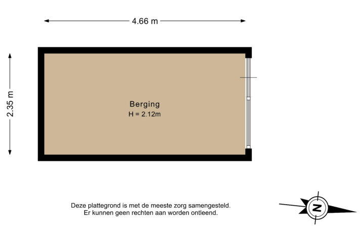 Plattegrond – Heilige Stoel 4602, Wijchen