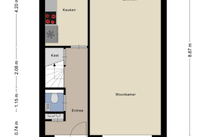 Plattegrond – Heilige Stoel 5222, Wijchen