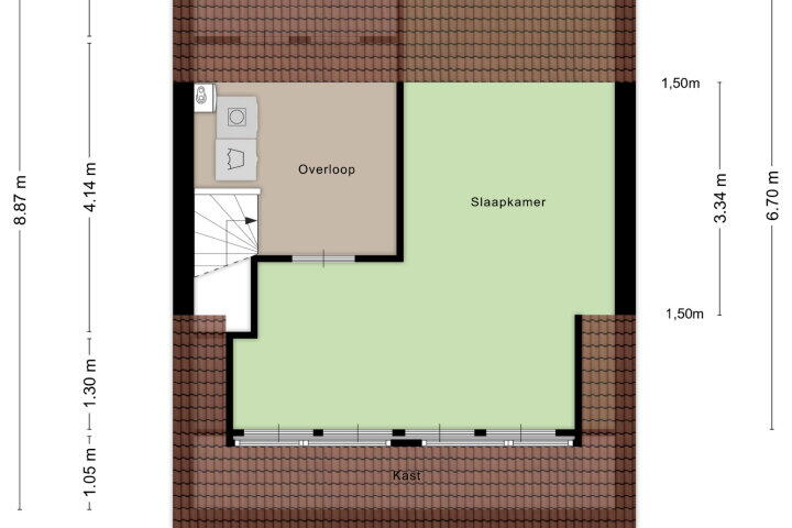 Plattegrond – Heilige Stoel 5222, Wijchen