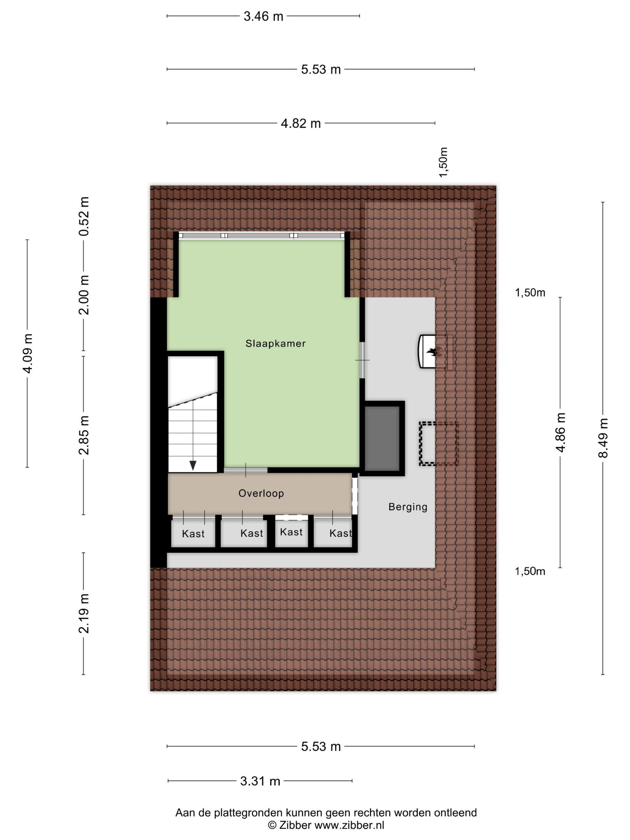 Plattegrond 3 - Heilige Stoel 6509, Wijchen