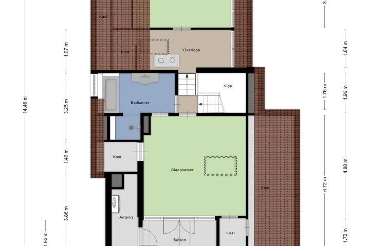 Plattegrond – Heilige Stoel 6705, Wijchen
