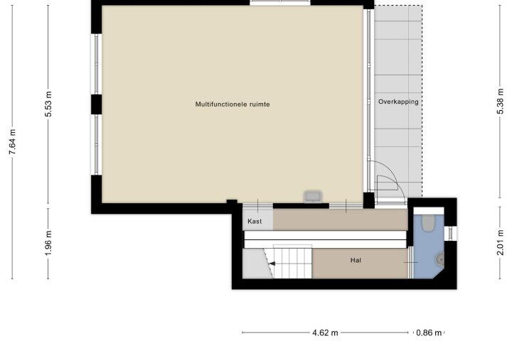 Plattegrond – Heilige Stoel 6705, Wijchen