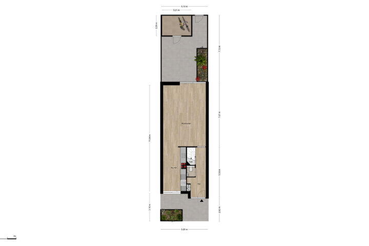 Plattegrond – Heivlinder 23, Breda