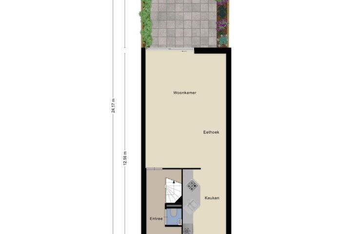 Plattegrond – Heivlinder 24, Breda