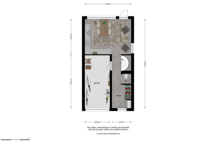 Plattegrond – Heksenkring 30, Breda