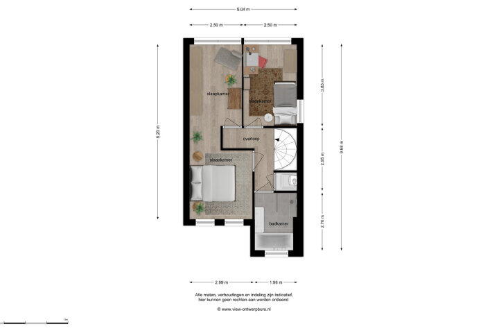 Plattegrond – Heksenkring 30, Breda