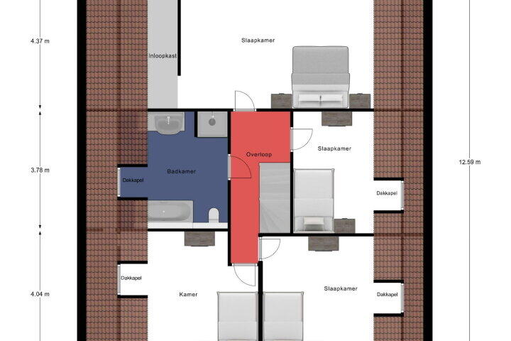 Plattegrond – Helenaveenseweg 69, Grashoek