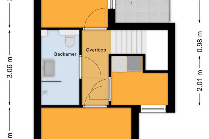 Plattegrond – Helenusstraat 10, Almere