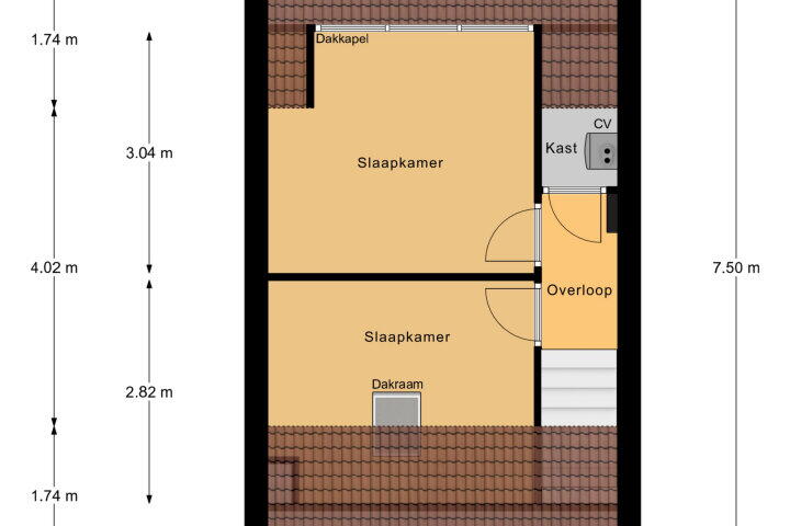 Plattegrond – Hellenburg 13, Vlissingen