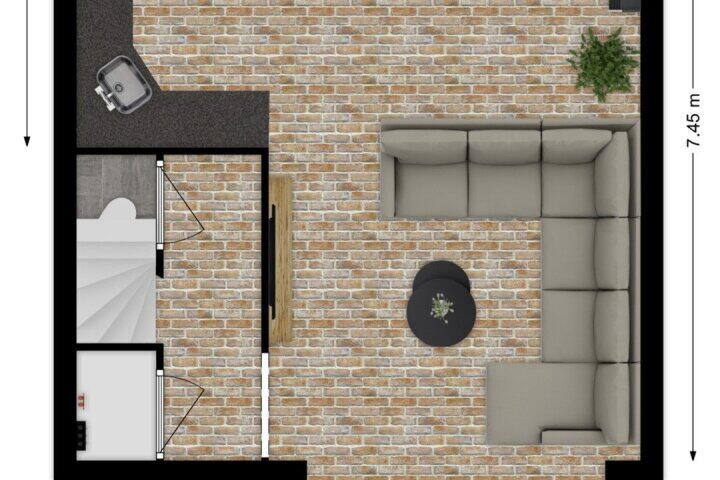 Plattegrond – Helling 12, Hardinxveld-Giessendam