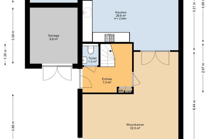 Plattegrond – Helterbult 6, Roden