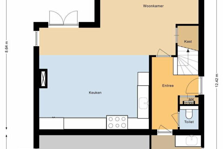 Plattegrond – Hemelboog Binnen 14, Heerhugowaard