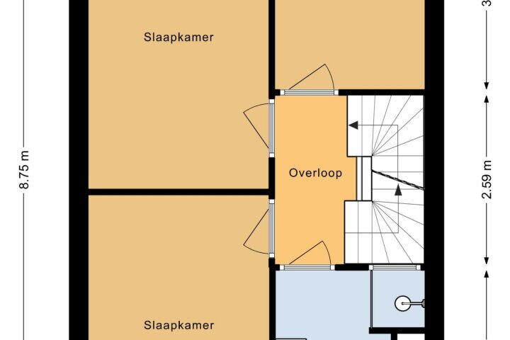 Plattegrond – Hemelboog Binnen 61 B, Heerhugowaard