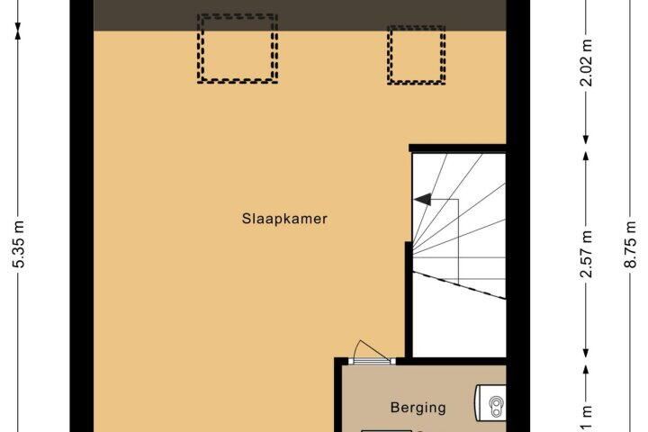 Plattegrond – Hemelboog Binnen 61 B, Heerhugowaard