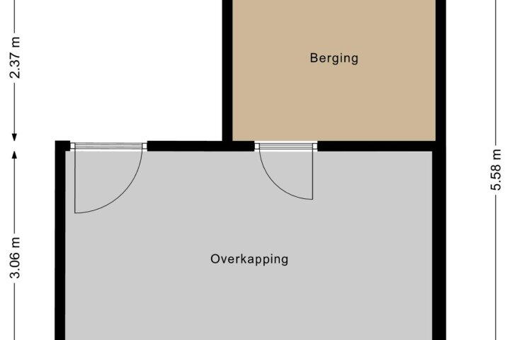 Plattegrond – Hemelboog Binnen 61 B, Heerhugowaard