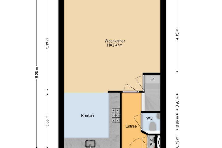 Plan – Hemelsblauw 49, Zoetermeer