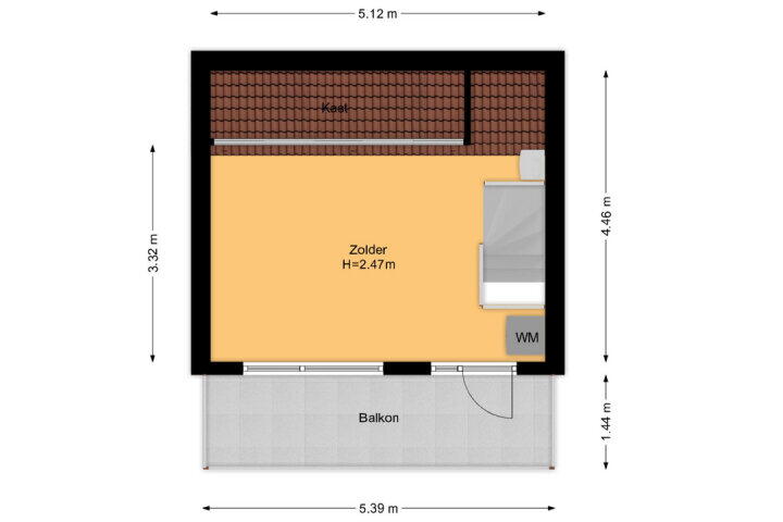 Plattegrond – Hemelsblauw 49, Zoetermeer