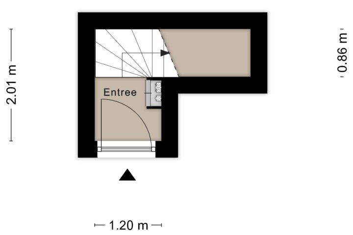 Plattegrond – Hemsterhuisstraat 229, Den Haag