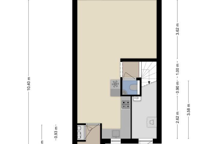 Plattegrond – Hendrik Godfroidhof 9, Amsterdam