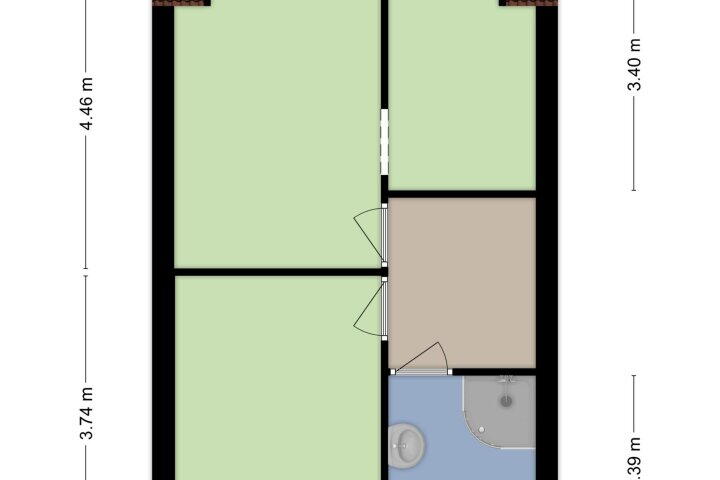 Plattegrond – Hendrik Godfroidhof 9, Amsterdam