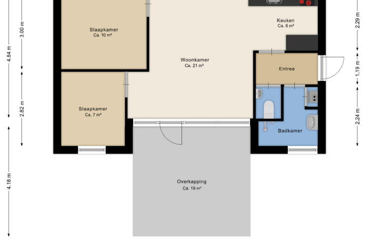 Plattegrond – Hendrik Reindersweg 28 29, Pesse