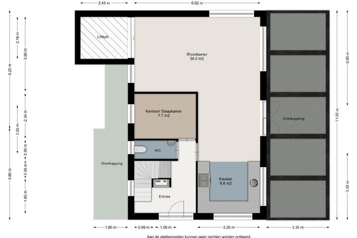 Plattegrond – Hendrik Reindersweg 28 83a, Pesse