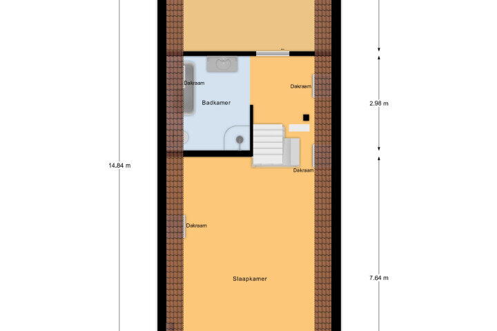 Plattegrond – Hendrikstraat 6, Vlissingen