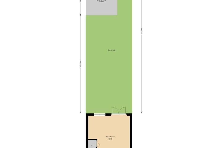 Plattegrond – Hendrik van Hamontstraat 52, Schijndel
