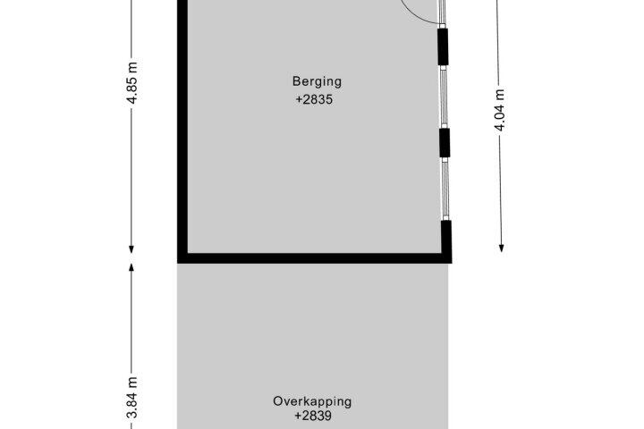 Plattegrond – Hendrik van Hamontstraat 52, Schijndel